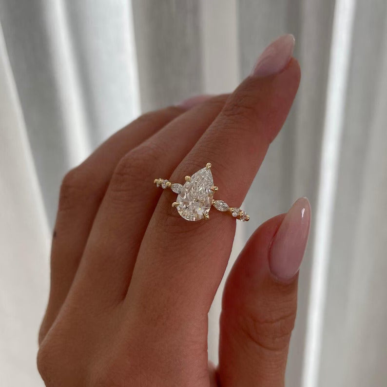 3.00tcw to 5.00tcw Lab Grown Diamond Rings