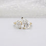 3.10tcw Pear Toi Et Moi Lab Grown Diamond Ring | Two Stone Yellow Gold | IGI Certified
