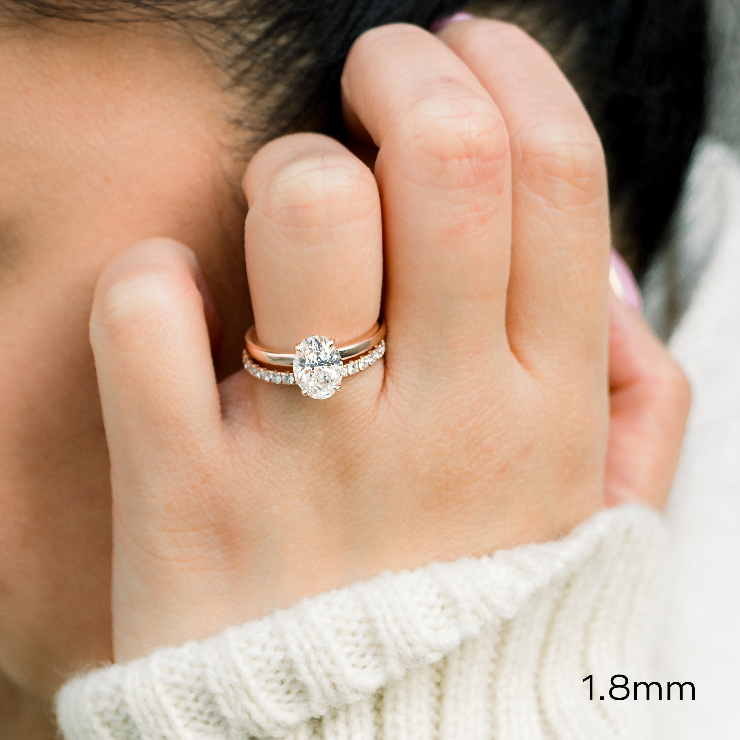 U PAVÉ ETERNITY BAND