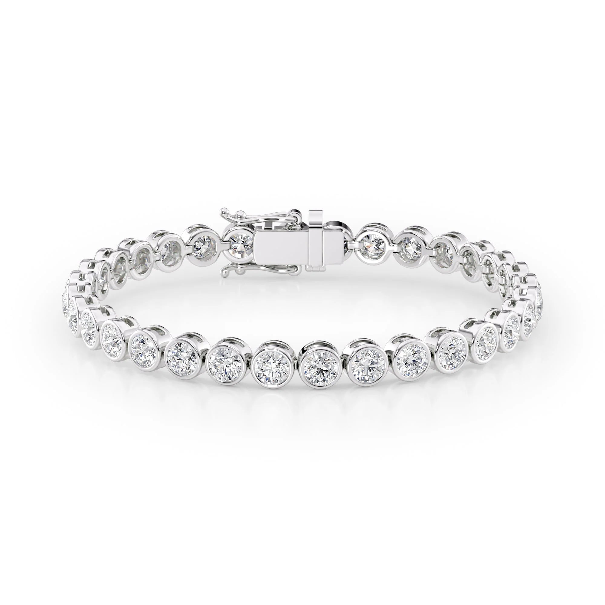 #Color_14k White Gold #Diamond Weight_8.5 Carat
