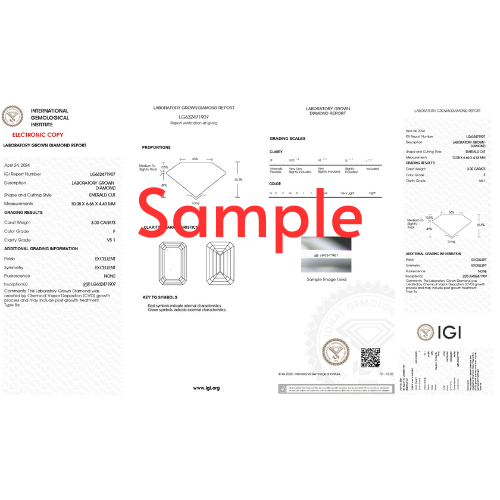 Oval 2.40tcw Lab Grown Diamond Halo Style Engagement ring, D-E-F Color, VVS-VS Clarity - IGI Certificate