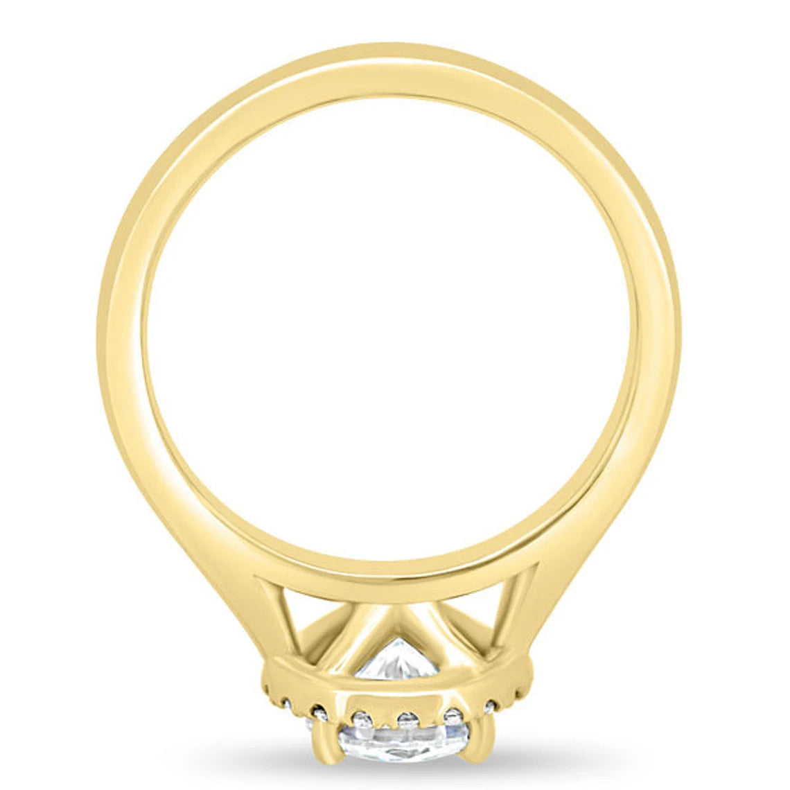 Round 1.50tcw Lab Grown Diamond Halo-Style Engagement diamond ring, D-E-F Color, VVS-VS Clarity