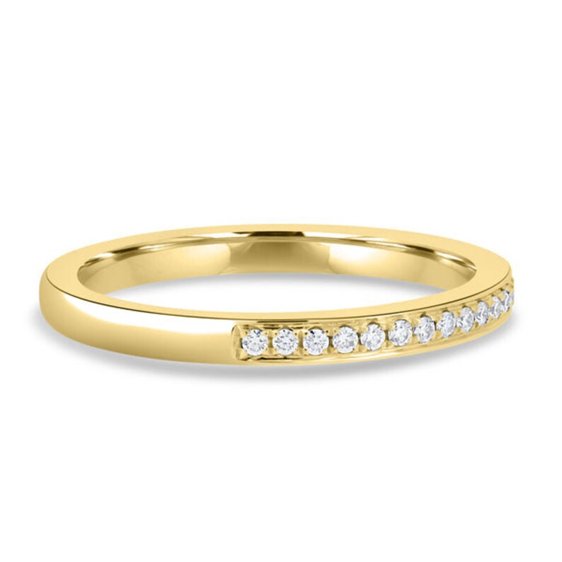 0.20ct Round Lab Diamond Wedding Band | Channel Style | IGI Certified | D-E-F VVS–VS Clarity