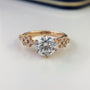 2.10tcw Round Lab Grown Diamond Pavé Solitaire Ring | 1.50ct Center | IGI Certified