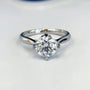 Round 1.50ct Lab Diamond Heart Prong Solitaire Ring | IGI Certified