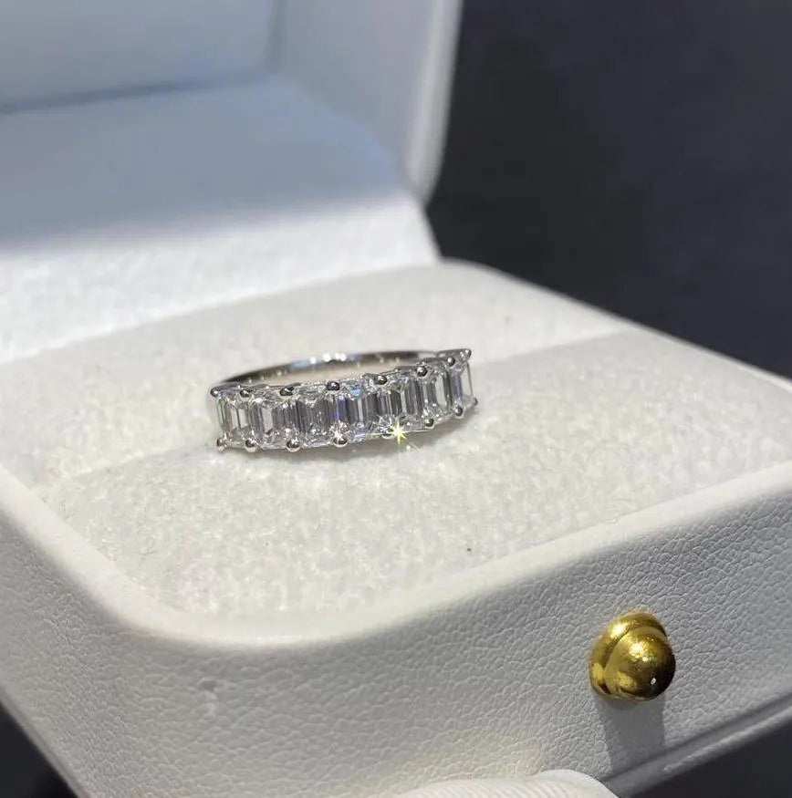 Emerald 1.40tcw Lab Grown Diamond Side Stone Basket Pave Engagement Ring, D-E-F Color, VVS-VS Clarity - IGI Certified