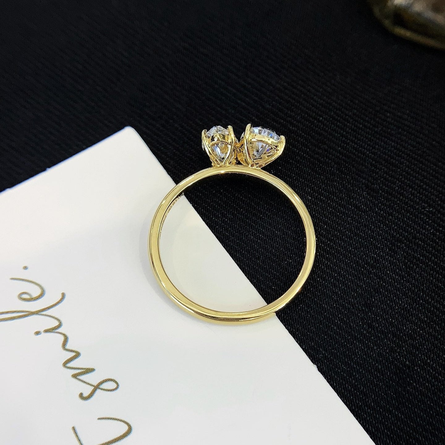 2.00ctw Marquise And Pear Lab-Grown Diamond Toi et Moi Engagement Ring – IGI Certified, VVS-VS Clarity, D-E-F Color
