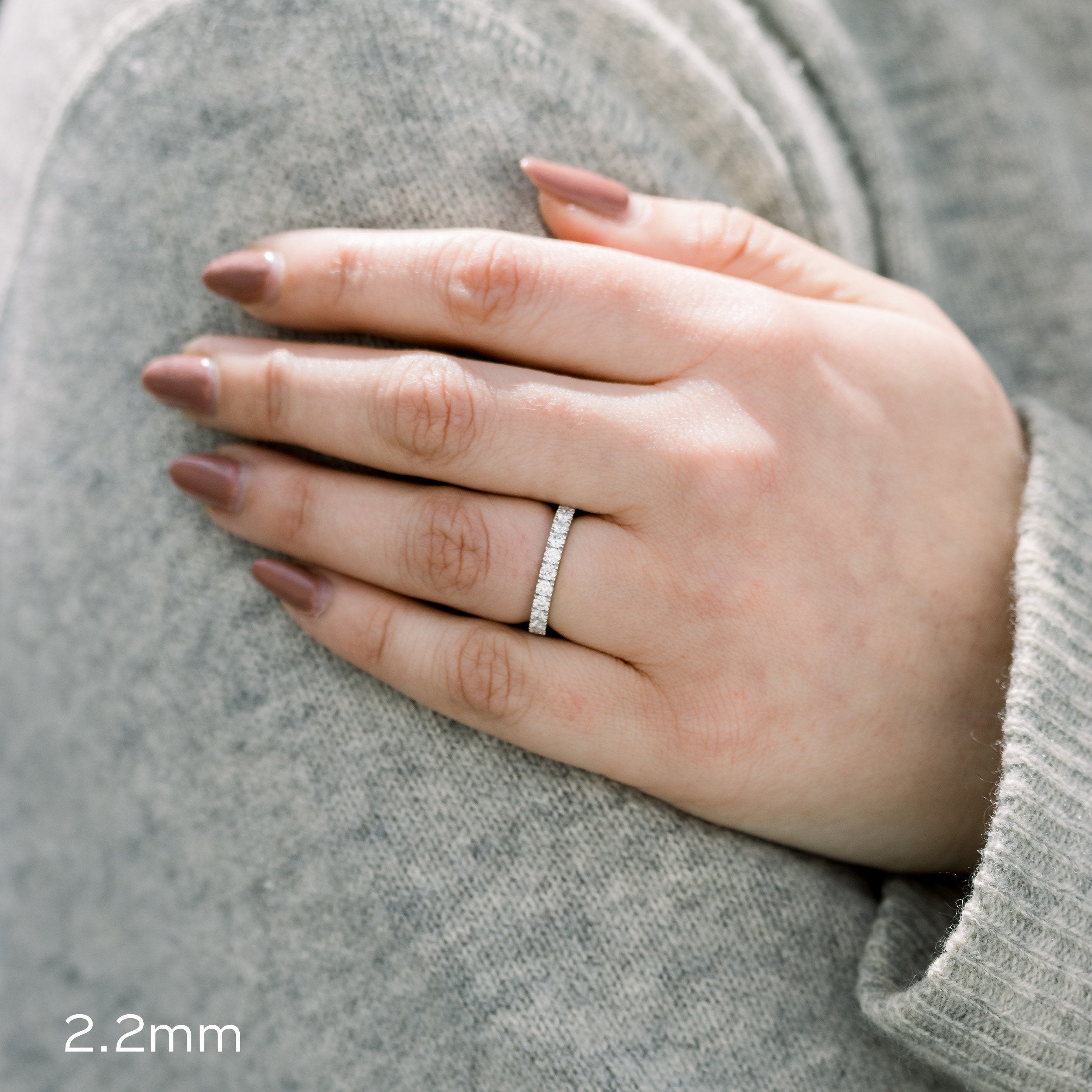 U PAVÉ ETERNITY BAND