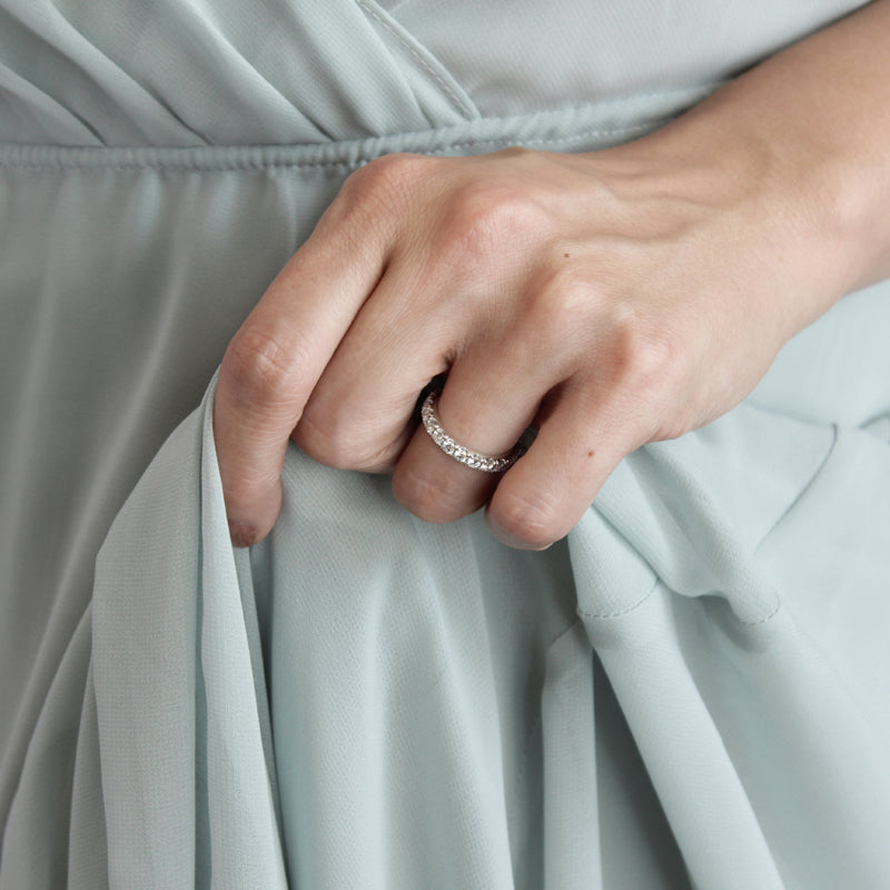 U PAVÉ ETERNITY BAND