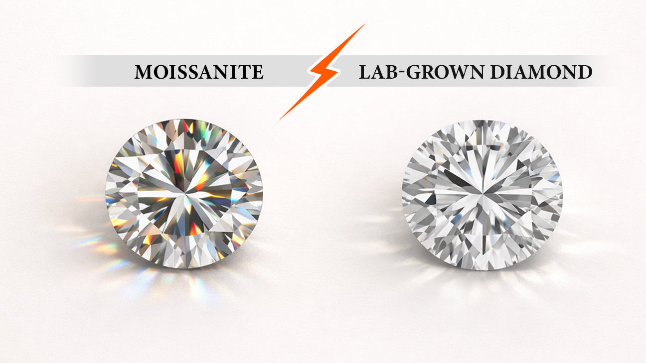 Moissanite vs Lab-Grown Diamond