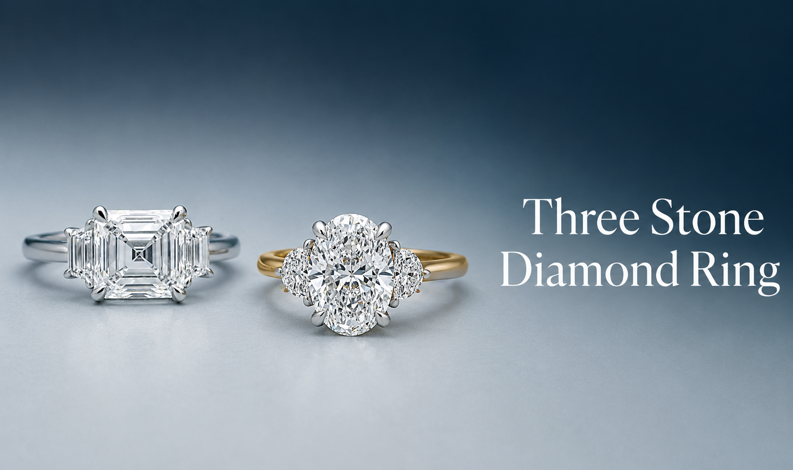  Three Stone Diamond Ring