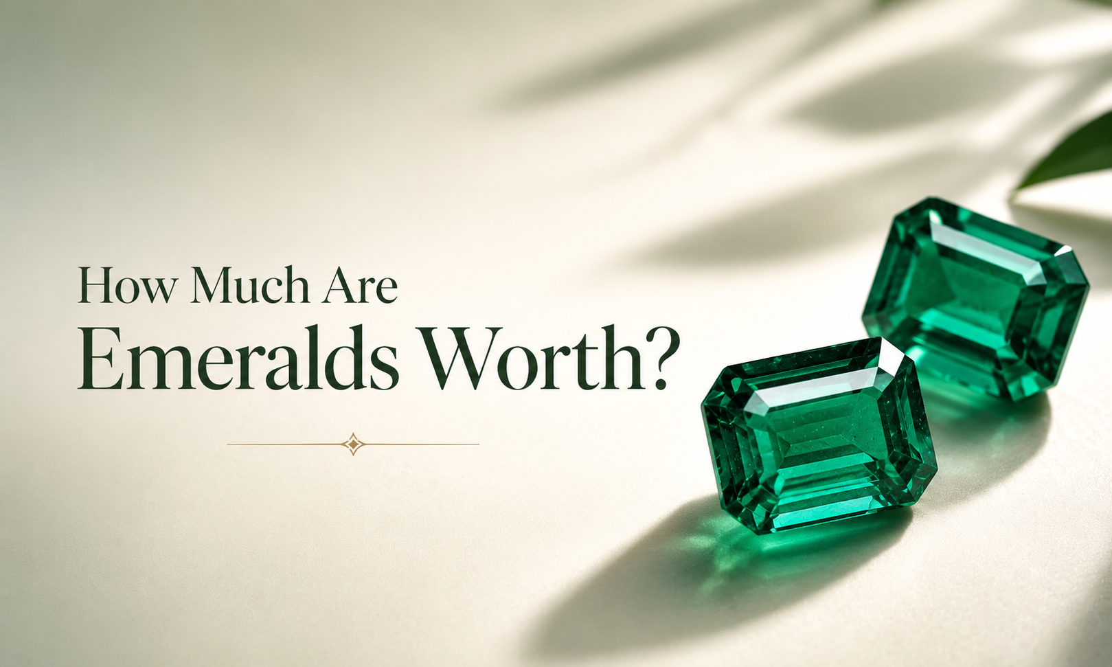 How Much Are Emeralds Worth