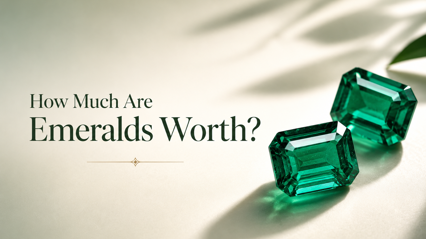 How Much Are Emeralds Worth