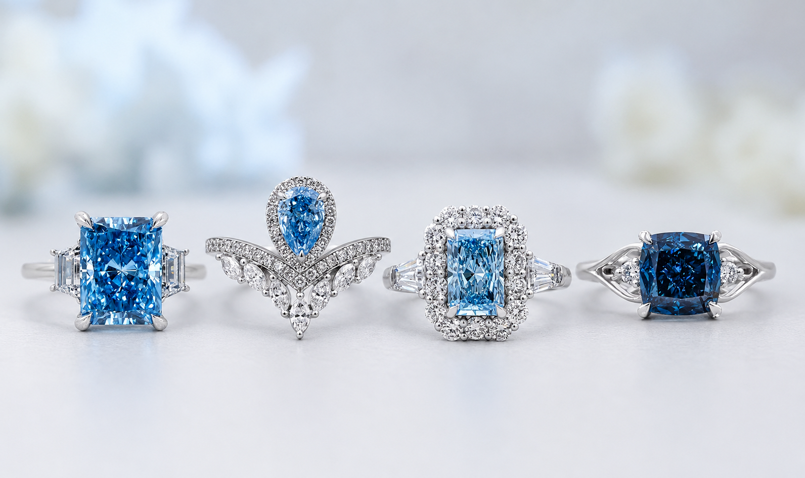 What to Look for in a Fancy Blue Diamond Ring