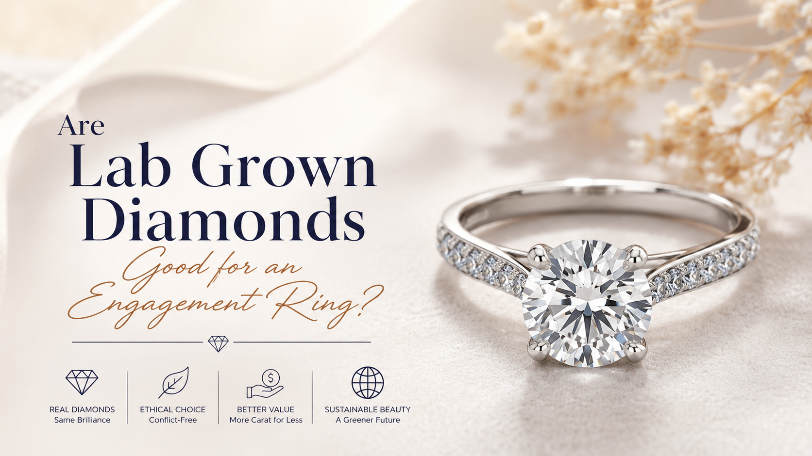 Are Lab Grown Diamonds Good for an Engagement Ring?