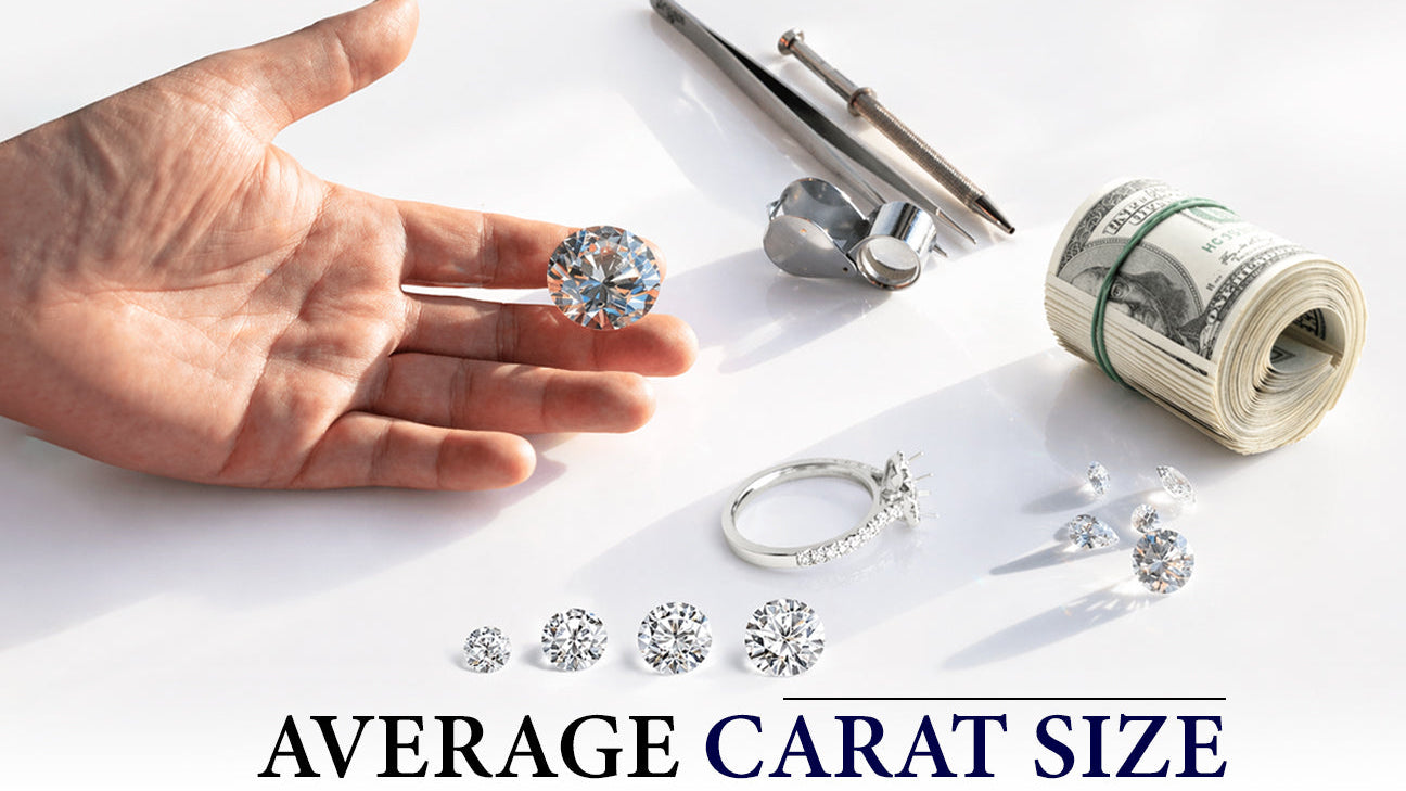 Average Carat Size Engagement Ring: Complete Guide 2026