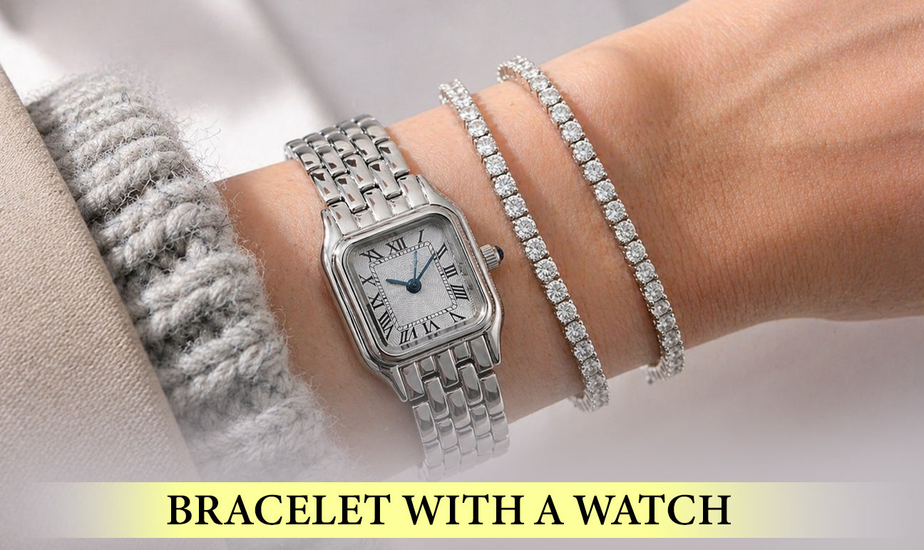 How to wear a Tennis Bracelet with a Watch : Styling Guide