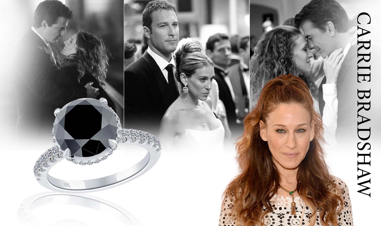Carrie Bradshaw Engagement Ring: Black Diamond Guide