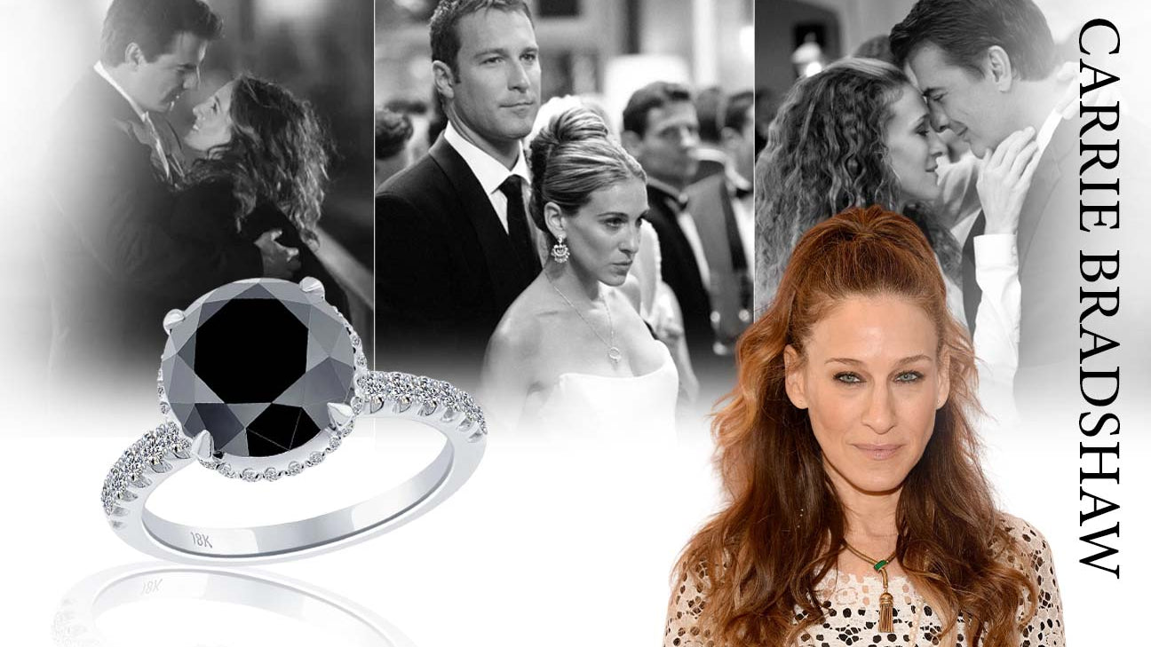 Carrie Bradshaw Engagement Ring: Black Diamond Guide