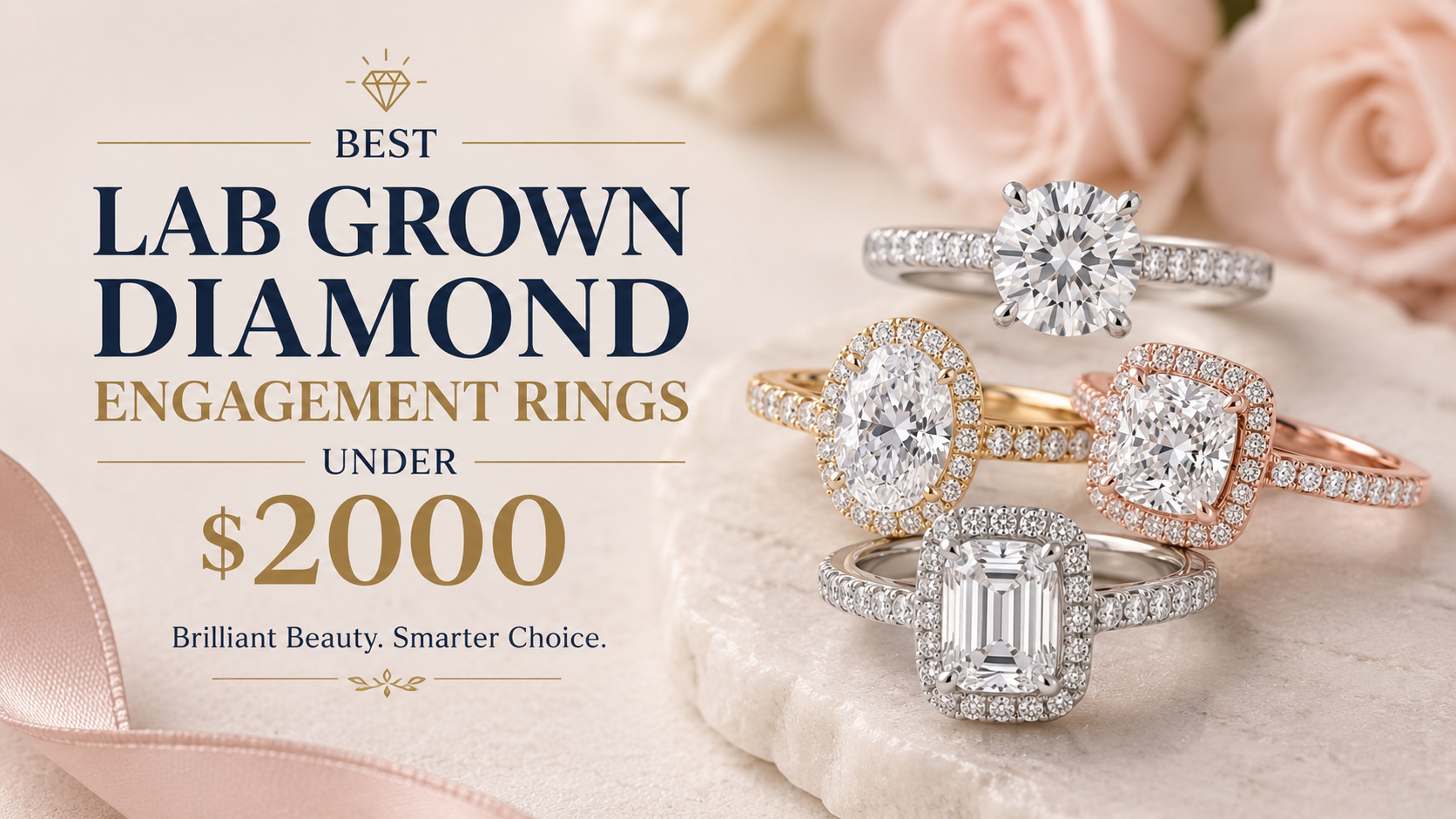Best Lab Grown Diamond Engagement Rings under $2000