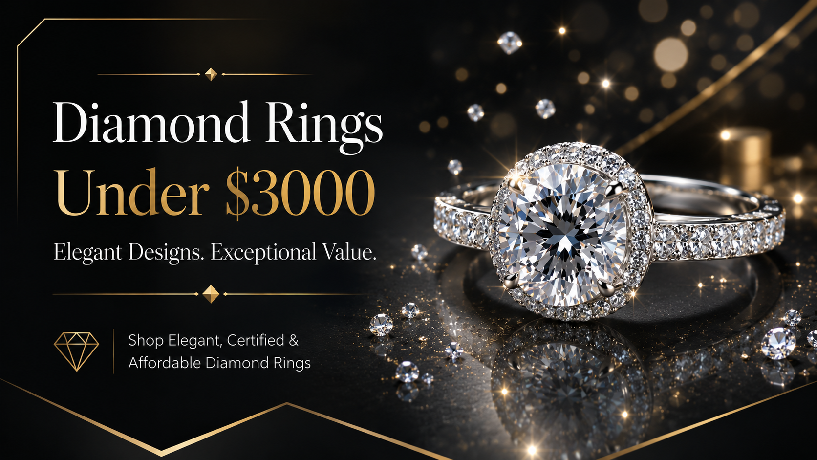Diamond Ring Under $3000 with Quality Designs