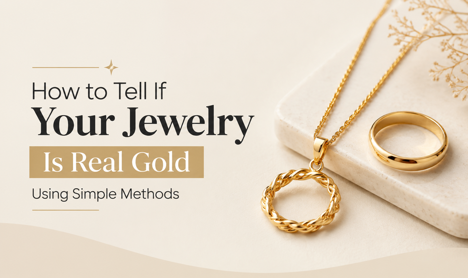 How to Tell If Your Jewelry Is Real Gold