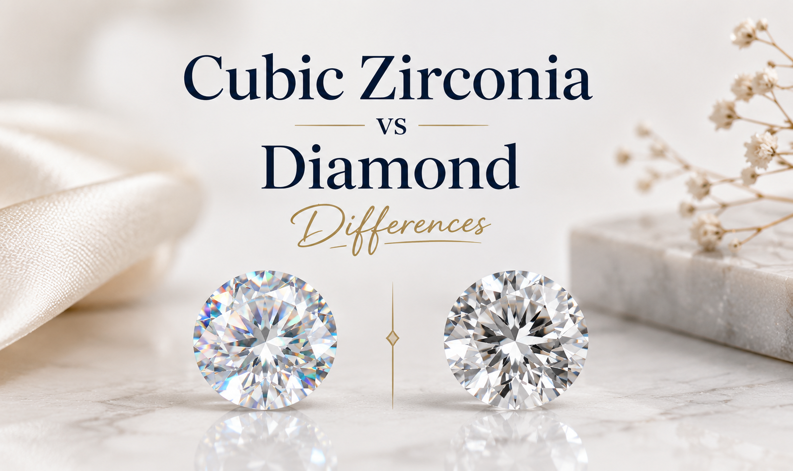 Difference Between Diamonds and Cubic Zirconia