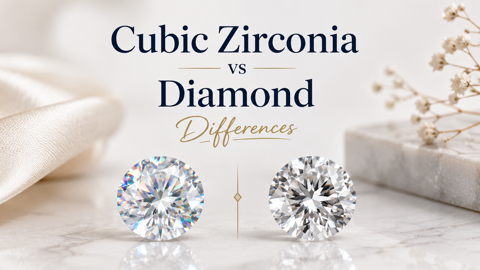 Difference Between Diamonds and Cubic Zirconia
