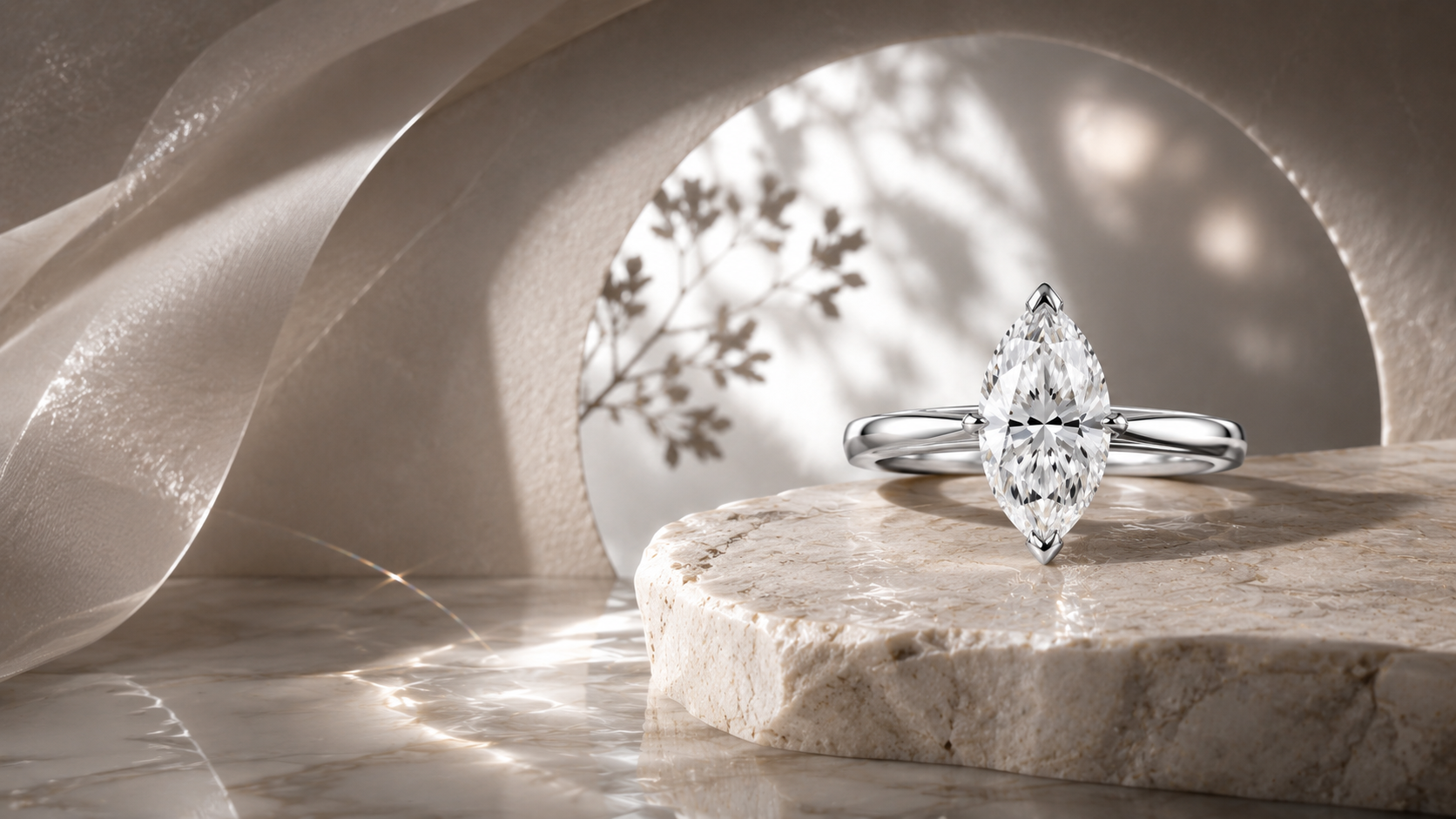 Marquise Cut Diamond Rings with Stunning Brilliance