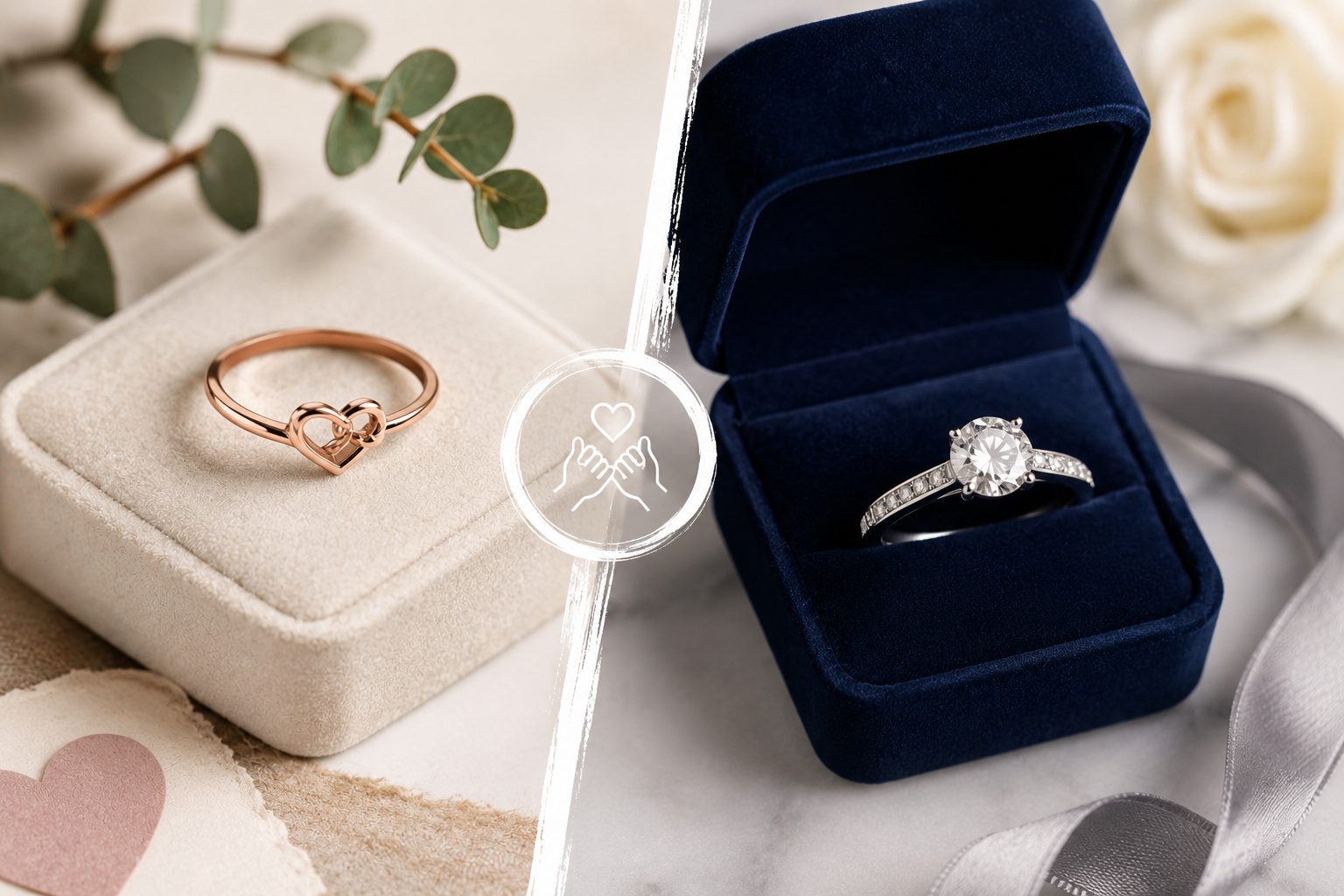 Promise Ring vs Engagement Ring