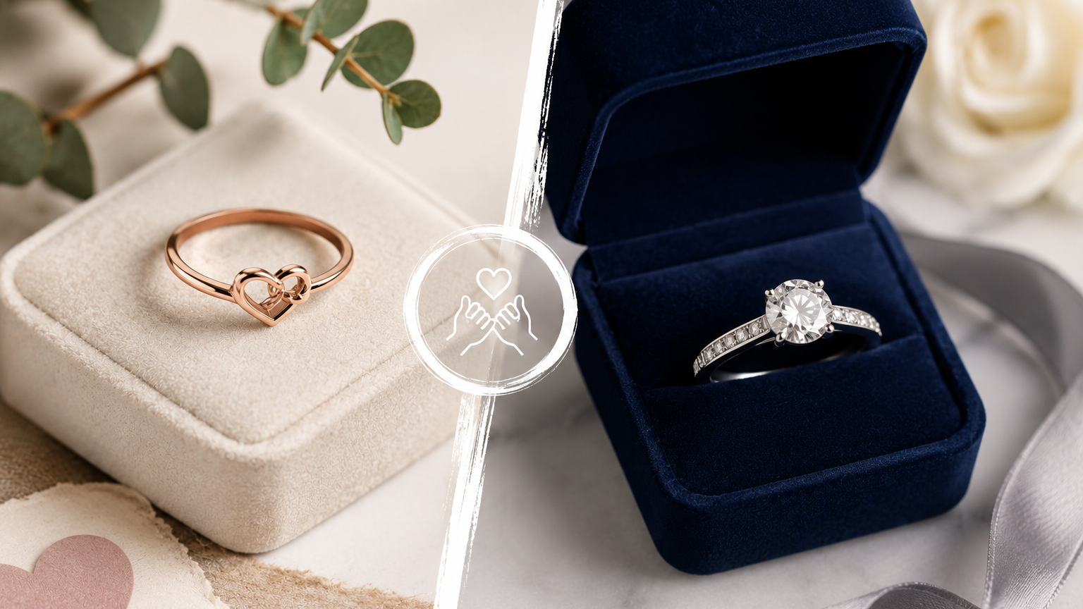 Promise Ring vs Engagement Ring