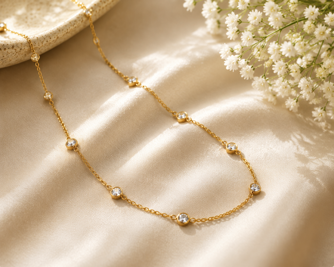 Diamond Station Necklace: The Perfect Piece for Every Occasion