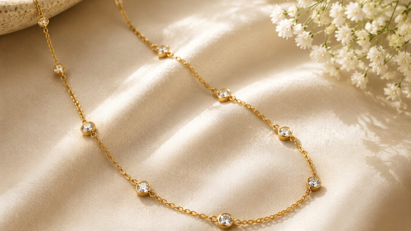 Diamond Station Necklace: The Perfect Piece for Every Occasion
