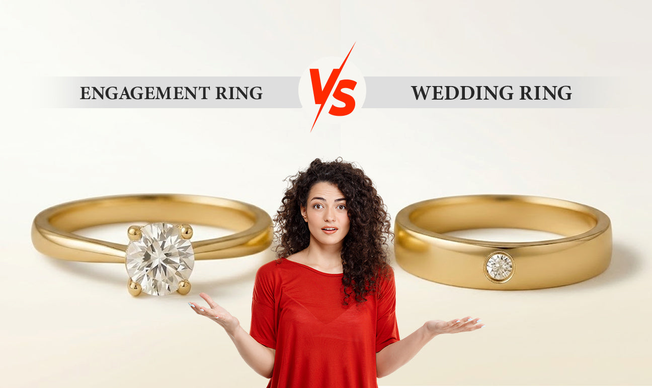 Engagement Ring vs Wedding Ring