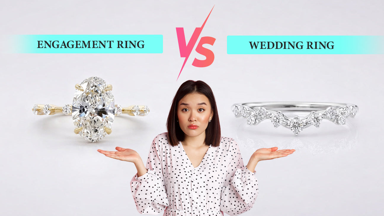 Engagement vs Wedding Ring