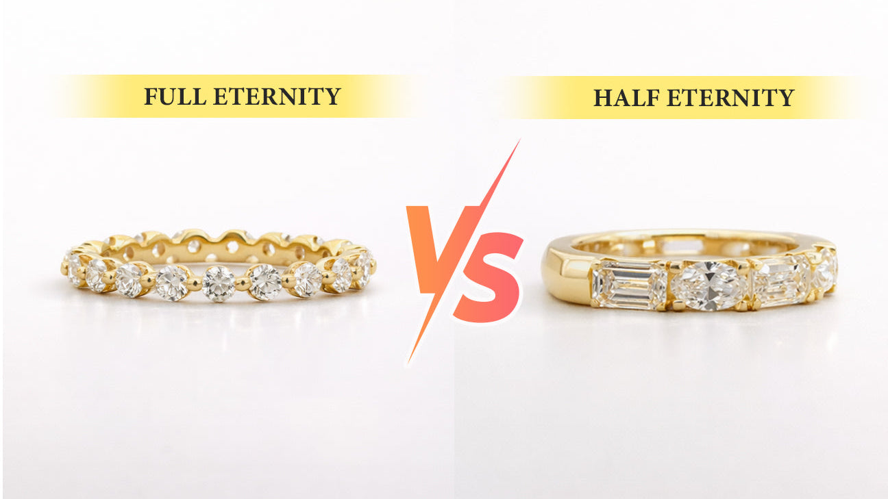 Eternity Rings: Full vs Half Eternity Bands Explained Simply