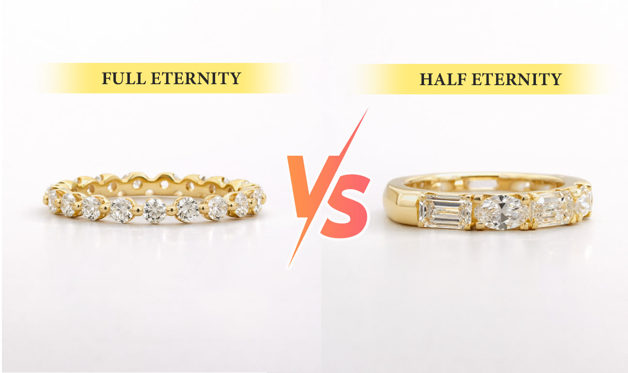 Eternity Rings: Full vs Half Eternity Bands Explained Simply