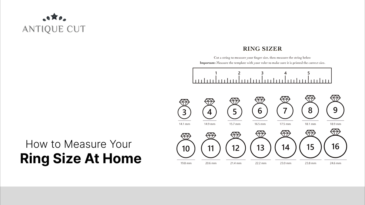 How to Measure a Ring Size At Home