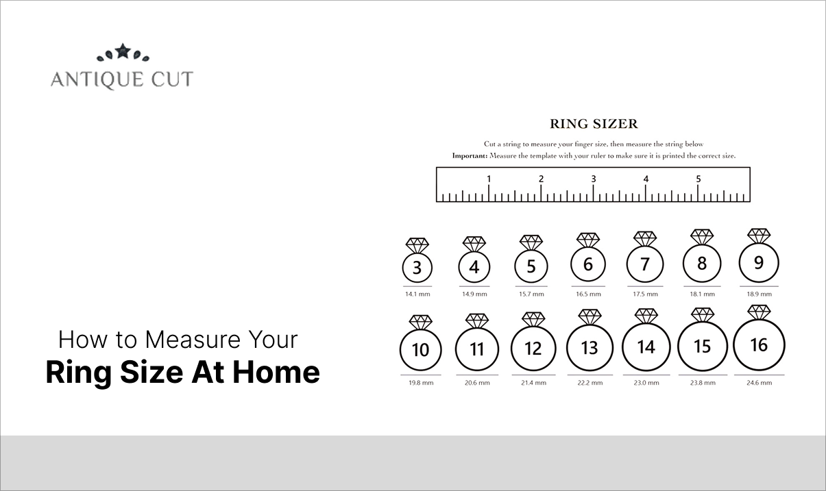 How to Measure a Ring Size At Home