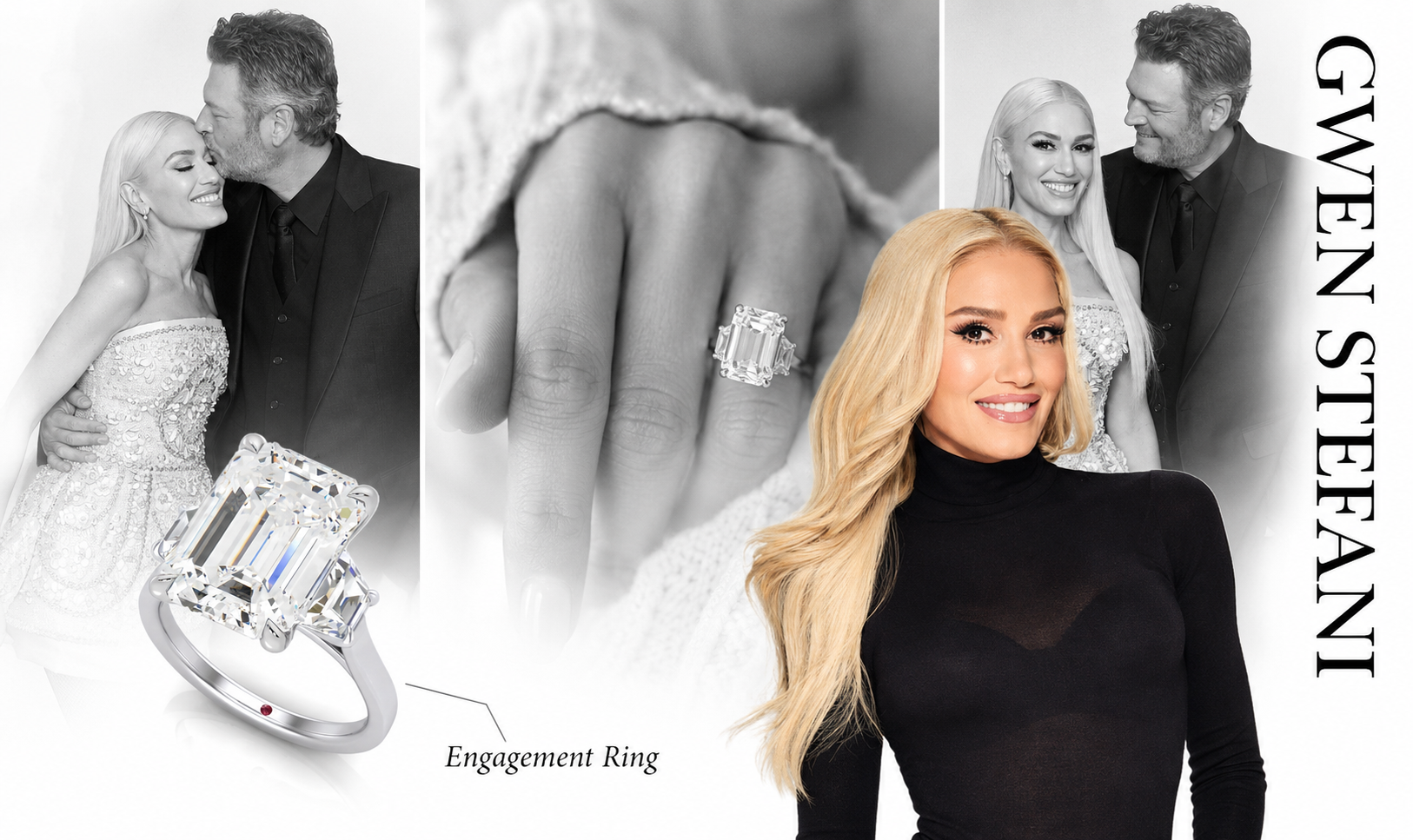 Gwen Stefani Engagement Ring Cost, Cut & Design