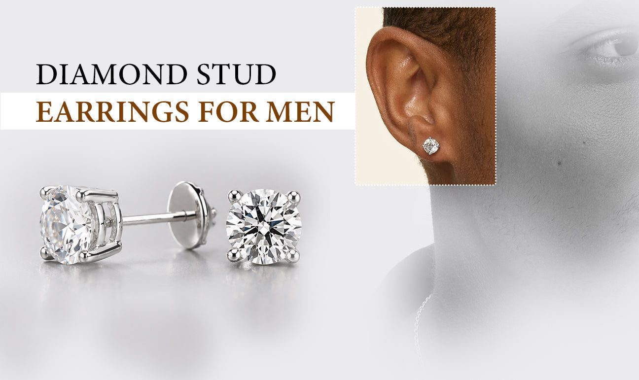 diamond stud earrings for men