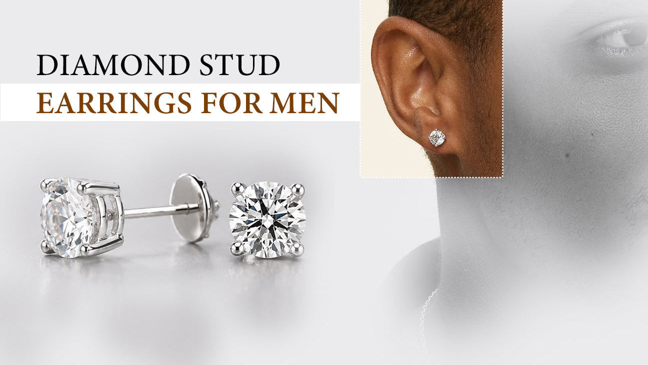diamond stud earrings for men