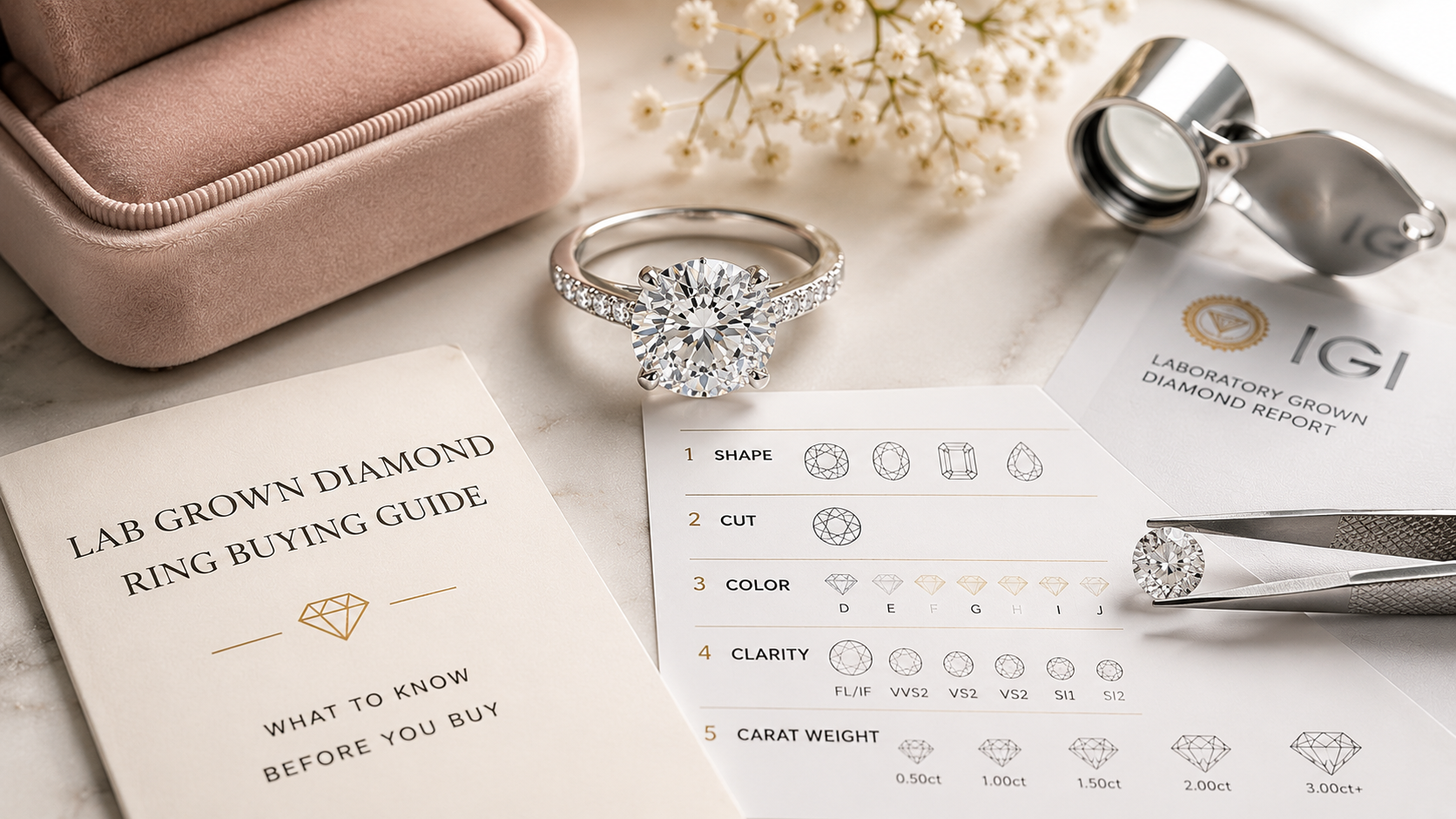 Lab Grown Diamond Ring Buying Guide: What to Know Before You Buy