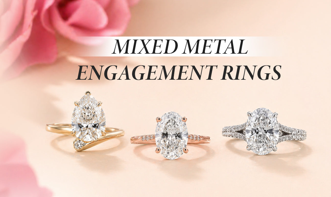Mixed Metal Engagement Rings