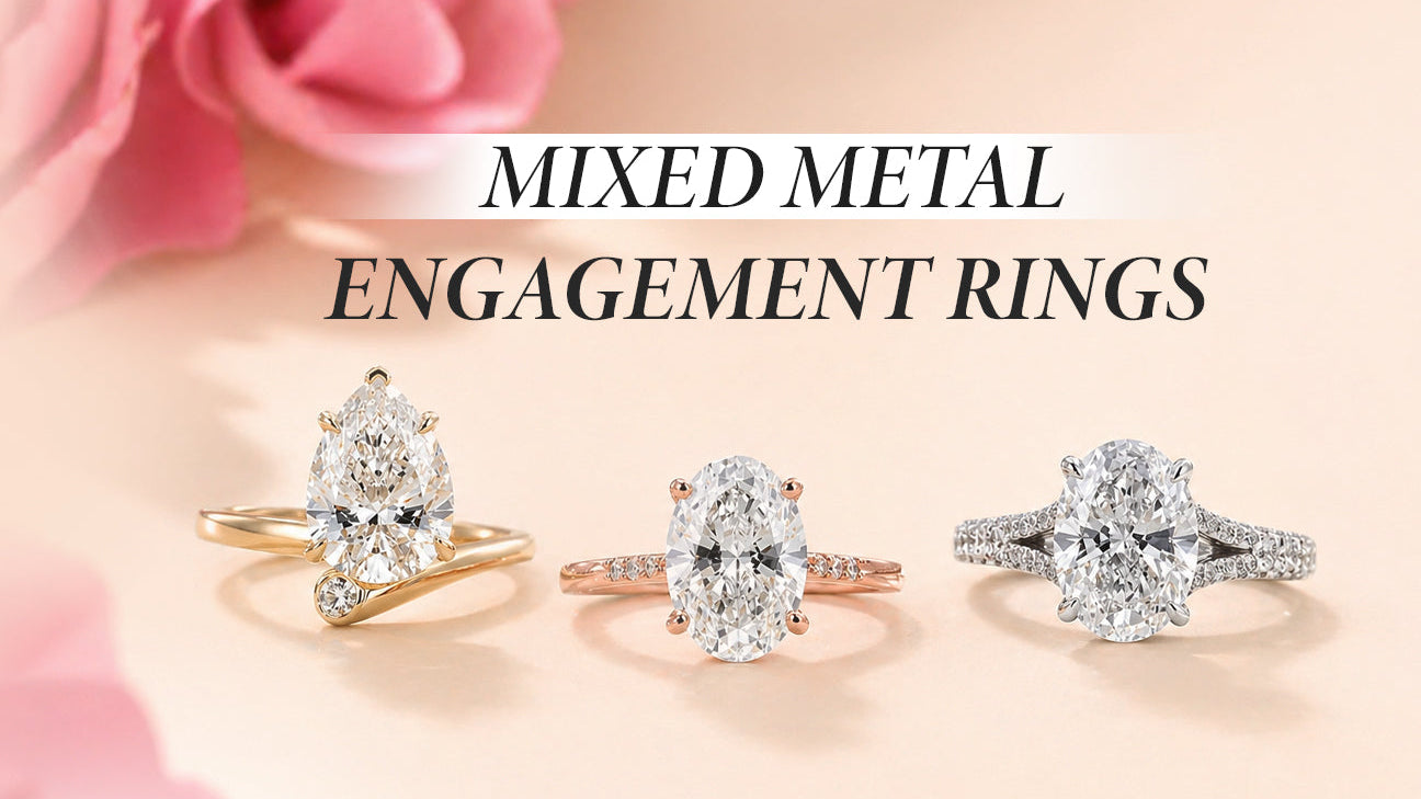 Mixed Metal Engagement Rings