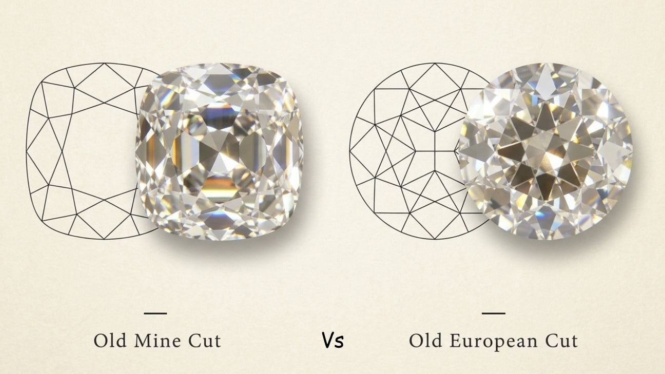Old European Cut Diamond vs Old Mine Cut