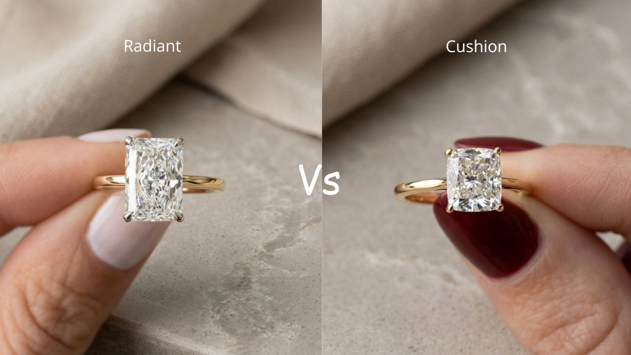 Radiant vs Cushion Cut Diamonds: A Clear Comparison