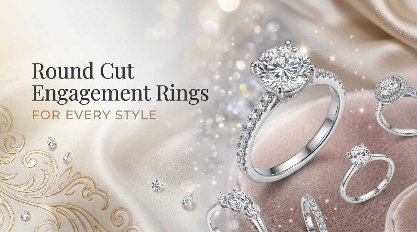 Round Cut Engagement Rings for Every Style