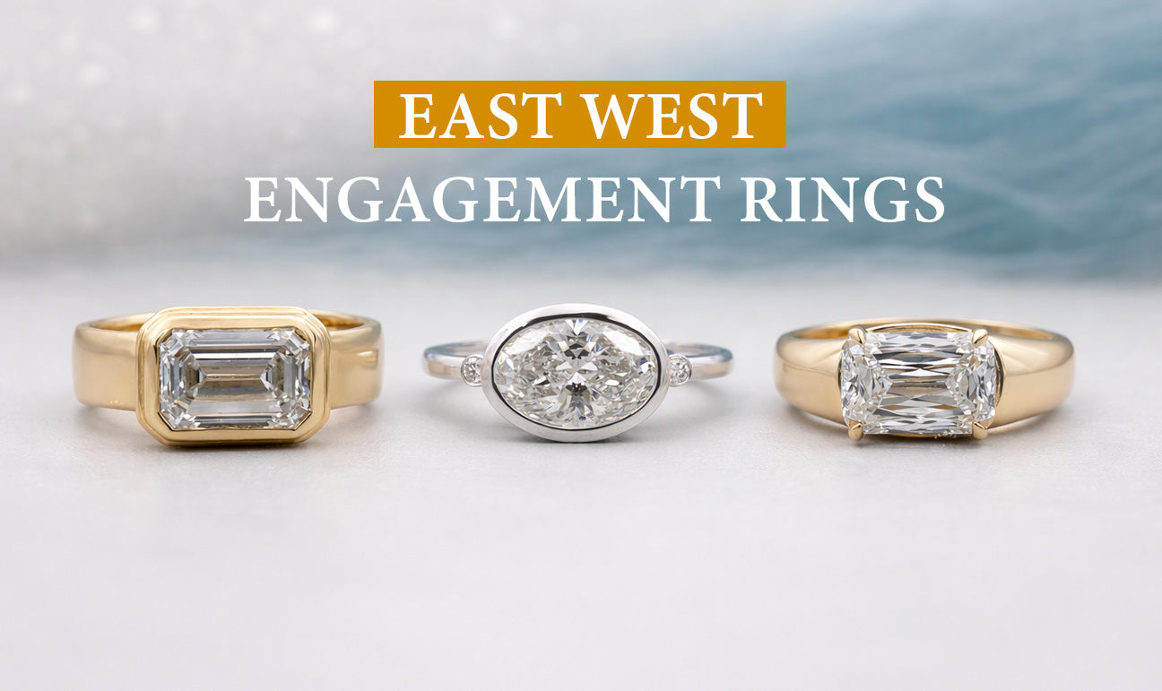 East West Engagement Rings