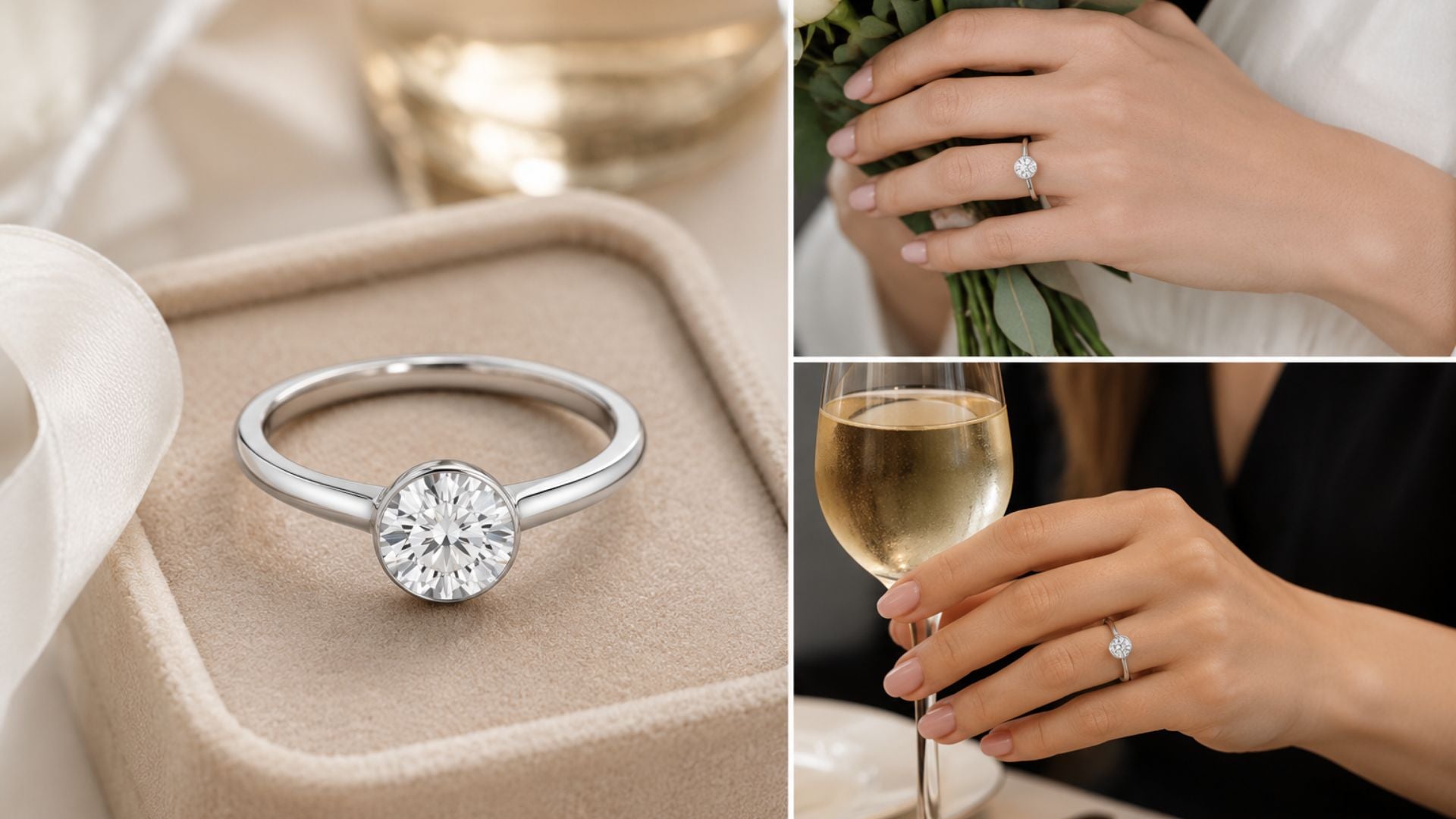 Best Occasions to Wear an Invisible Bezel Setting Diamond Ring